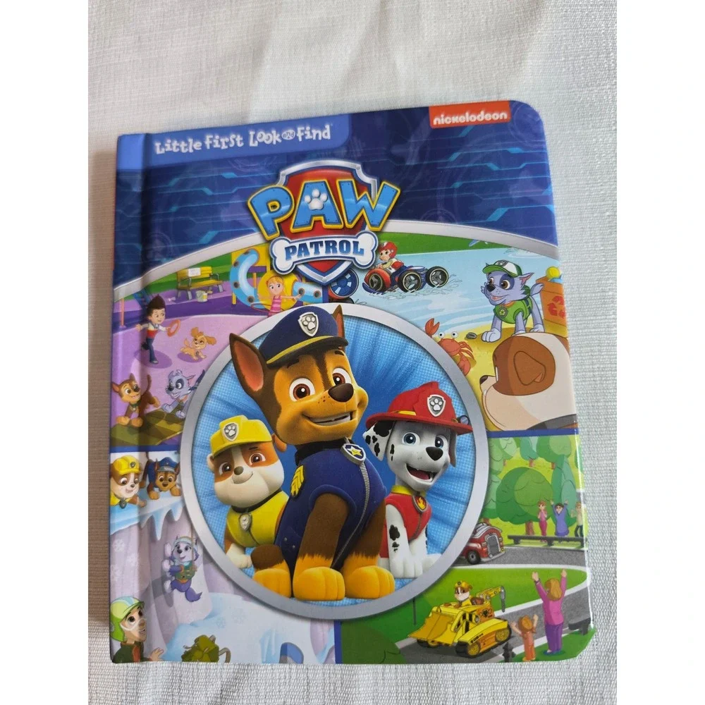 Paw Patrol Little First Look and Find Board Book Nickelodeon PI Kids